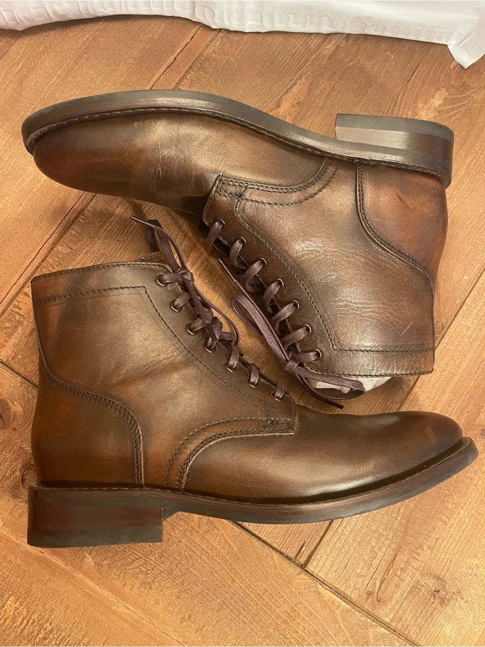 Thursday Boot Co President Black Coffee Boots Mens Size 9.5 Worn Once No Box